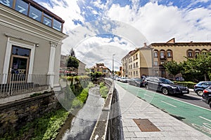 Morii River in Cluj Napoca city