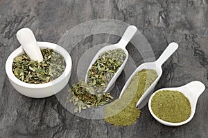 Moringa Herb Leaf and Powder