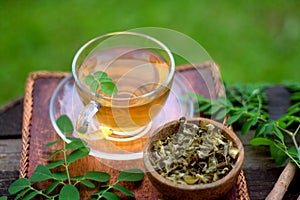 Moringa herbal tea in