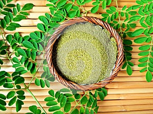 Moringa leaf powder