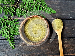Moringa leaf powder