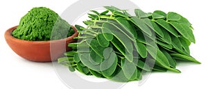 Moringa leaves with paste