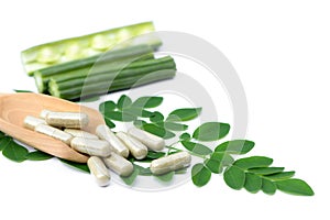 Moringa Oleifera powder capsules  Horse radish or Drumstick