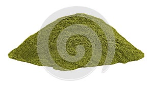 Moringa powder heap