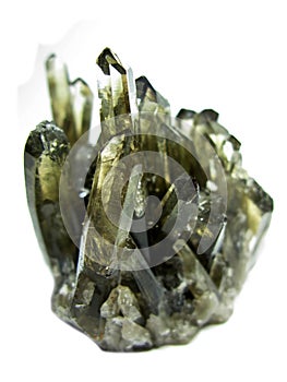 Morion quartz geode geological crystals