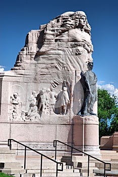 Mormon Battalion Monument in Salt Lake City, Utah