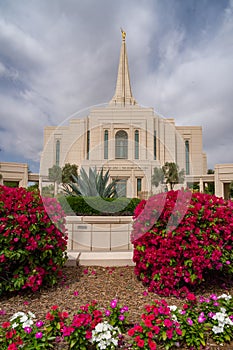 Mormon Temple in Gilbert Arizona, America, USA