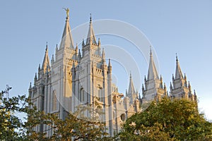 Mormon Temple in Salt Lake City