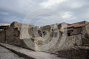 Remains of the city of herculano photo