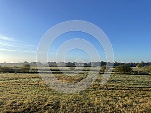 Morning autumn landscape around Ommen