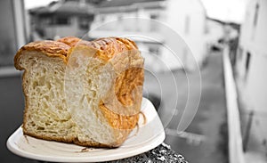 Morning bread: Japanese premium bun long squre Danish bread mild