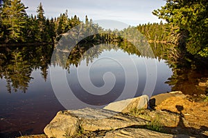 Morning calm on the lake