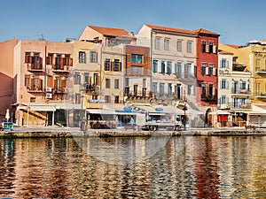 Morning In The Chania Harbor