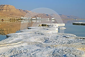 Morning on the Dead Sea in Ein Bokek