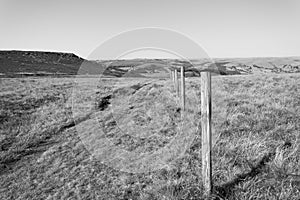 Morning in the Derbyshire Peak District near Higger Tor