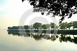 The morning of East Lake -