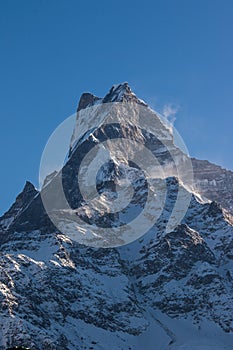 Morning Fishtail Mountain Top