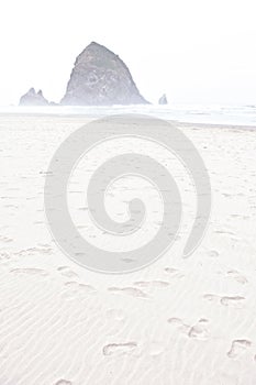 Morning Fog on Rockaway Beach, Oregon