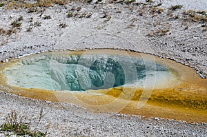 Morning Glory Pool yellowstone national park