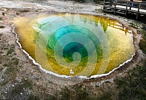 Morning Glory Pool, Yellowstone National Park ans Preserve