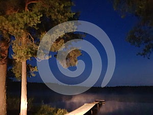 Almost morning at the beach