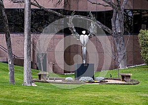 `Morning Grace`, a sculpture and garden in loving memory of Miss Hannah Claire Barnes in Dallas, Texas.