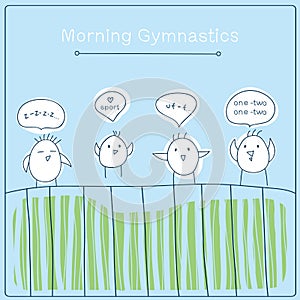 Morning gymnastics