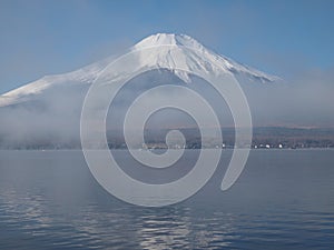 Morning haze and Mount Fuji