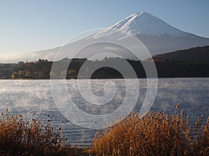 Morning haze and Mount Fuji