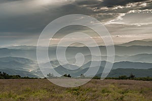 Morning Haze on Round Bald