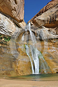 Hiking calf creek falls in escalante utah photo