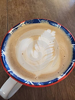 Morning hot coffe design caffine