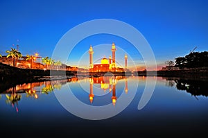 Morning Lake, Bukit Jelutong Mosque Shah Alam