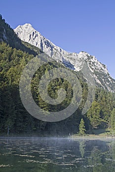 Morning on lake Ferchensee