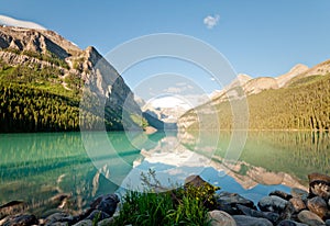 Morning on the Lake Louise