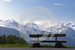 Morning landscape in High Tauern, East Tyrol, Austria