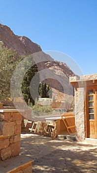 Morning landscape in the mountains of Egypt