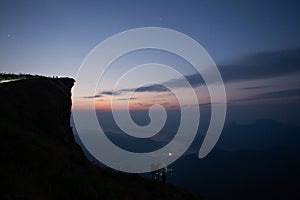 Morning light at Phu chi fat, Chiang rai