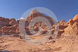 Morning light in a Remote Red Rock Canyon