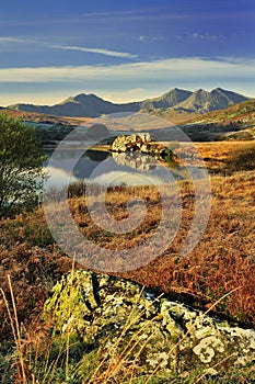 Morning light, Snowdon range, Wales