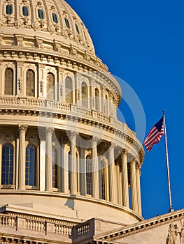 Morning light on US Capitol Dome