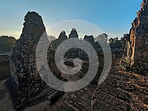 Morning Majesty: Sunrise Embraces Pre Rup Temple, Angkor Wat, Siem Reap, Cambodia