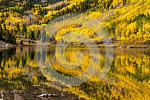 Morning at Maroon Bells Aspen CO