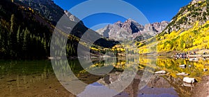 Morning at Maroon Bells Aspen CO