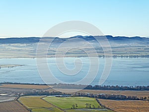 Morning mist over Loch Leven, Scotland