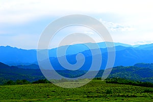 Morning in the mountains