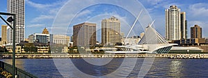 Morning panorama of Milwaukee