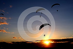 Morning Paragliding