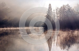 Morning Reflection of the Silent Lake