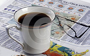 Morning Rituals - Hot Coffee And A Newspaper